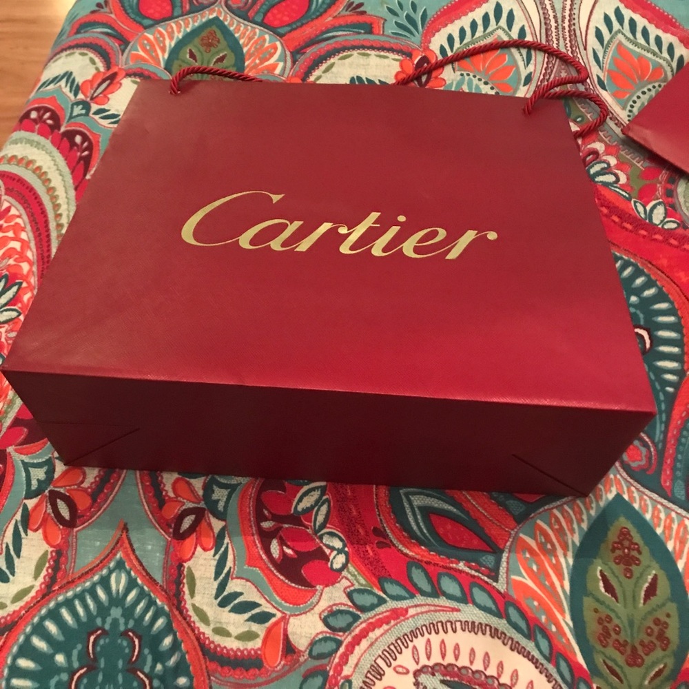 🛍☄️Cartier shopping bags 🛍☄️
