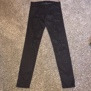 NWOT Distressed Flying Monkey Skinnies