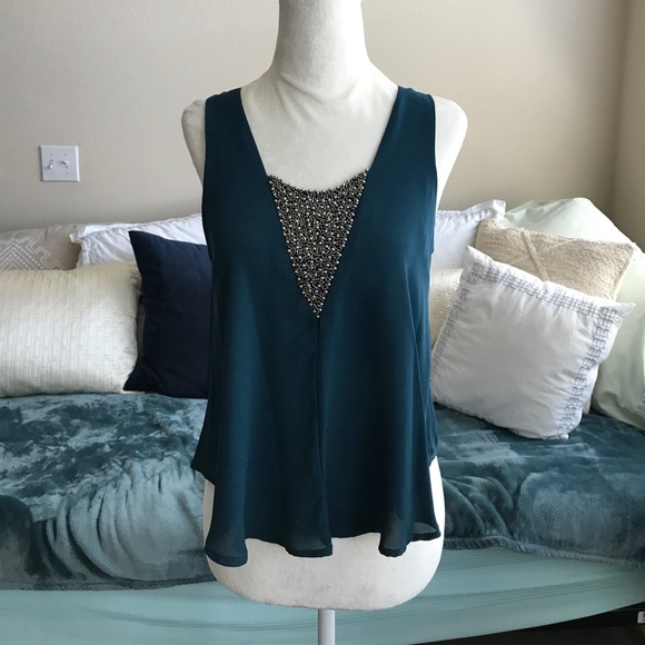 Beaded tank top - Picture 1 of 5
