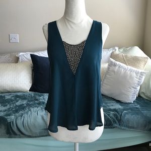 Beaded tank top