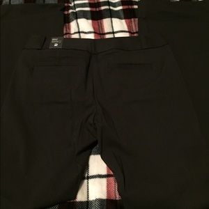 Dark brown Drew fit boot cut dress pants.