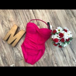 BRAND NEW WITH TAGS La Blanca One Piece Pink Suit