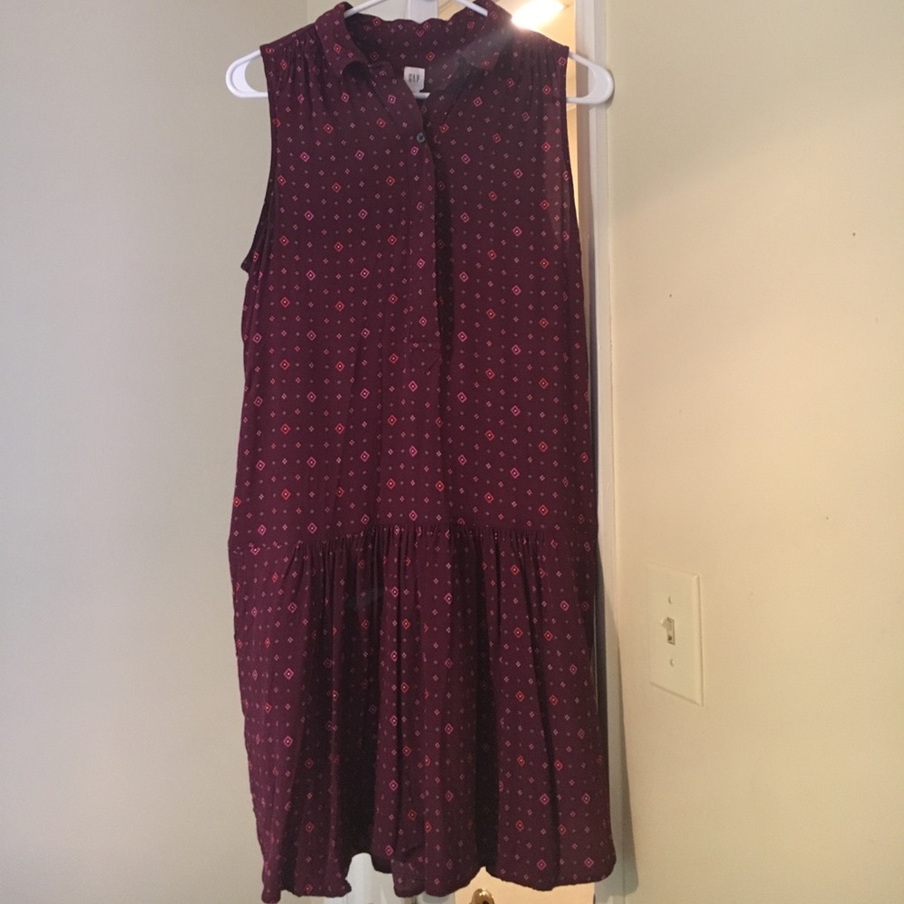 Gap drop waist dress size M