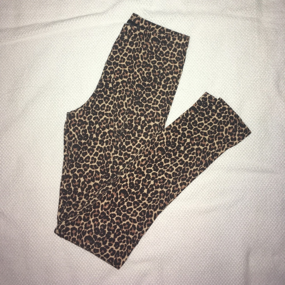 American apparel leopard print leggings