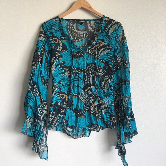 bebe Tops - [64] BEBE Silky / Airy Tunic