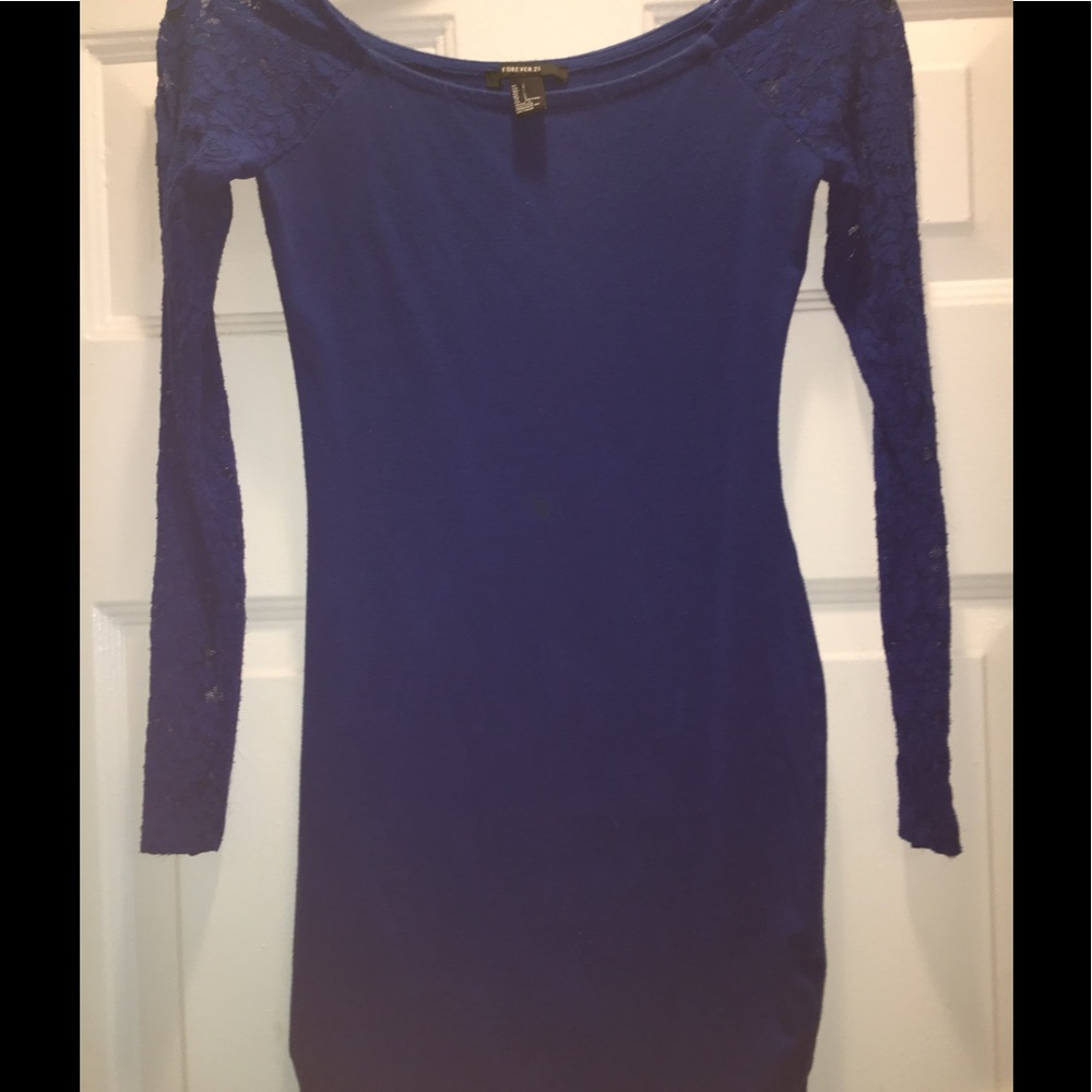 Blue cocktail dress