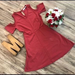 Worn ONCE NY&CO Could Shoulder Dress