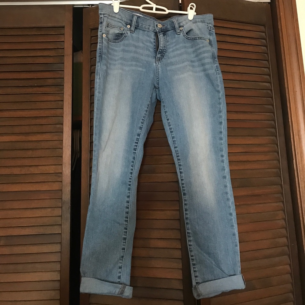 Gap Mid-Rise Girlfriend Jeans