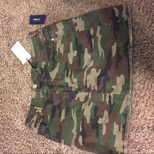 Camo skirt from forever 21