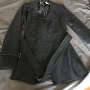 Gray coat