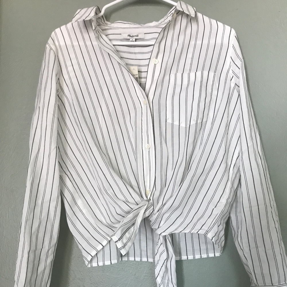 Twist on the classic button down