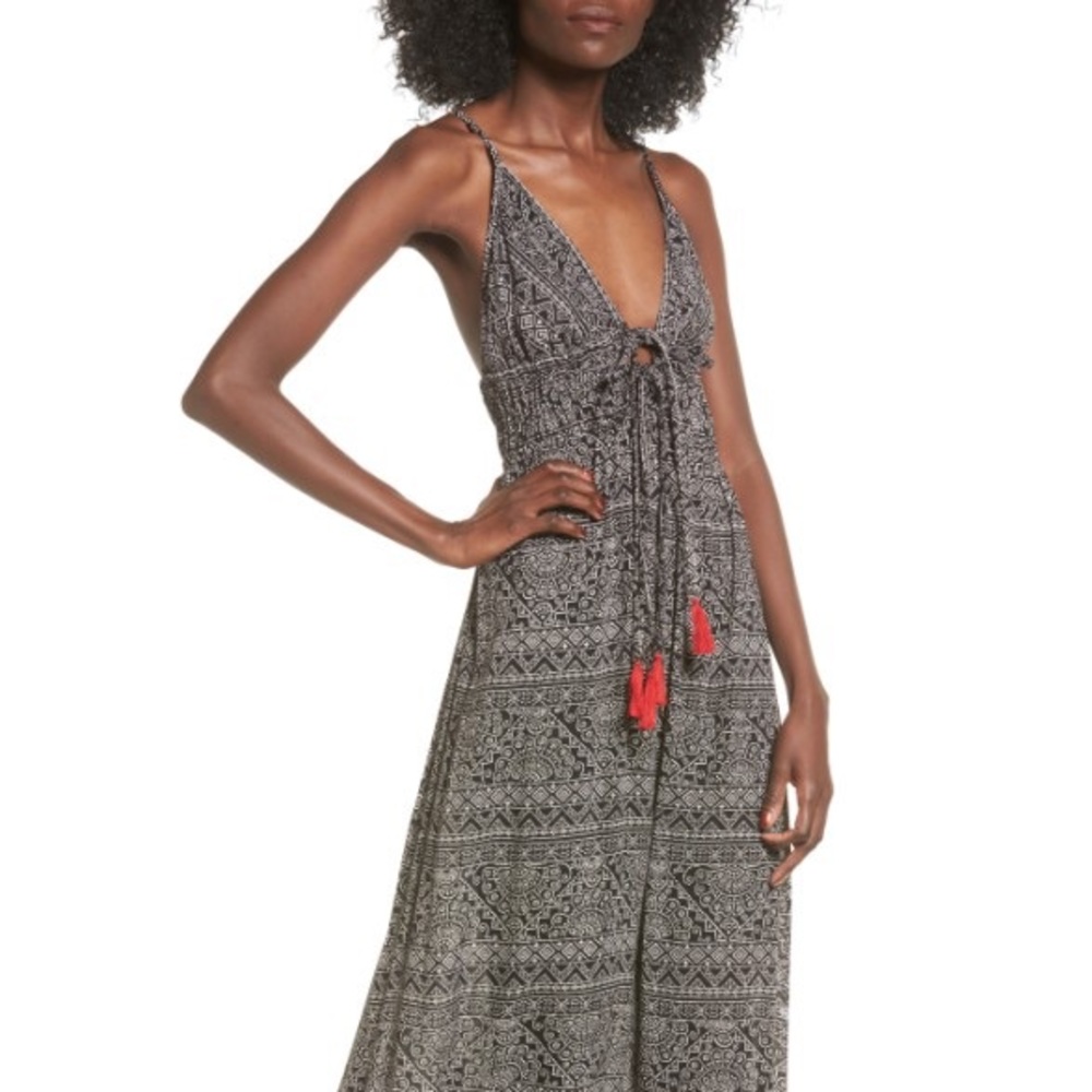 Tribal Print Coachella Maxi Dress