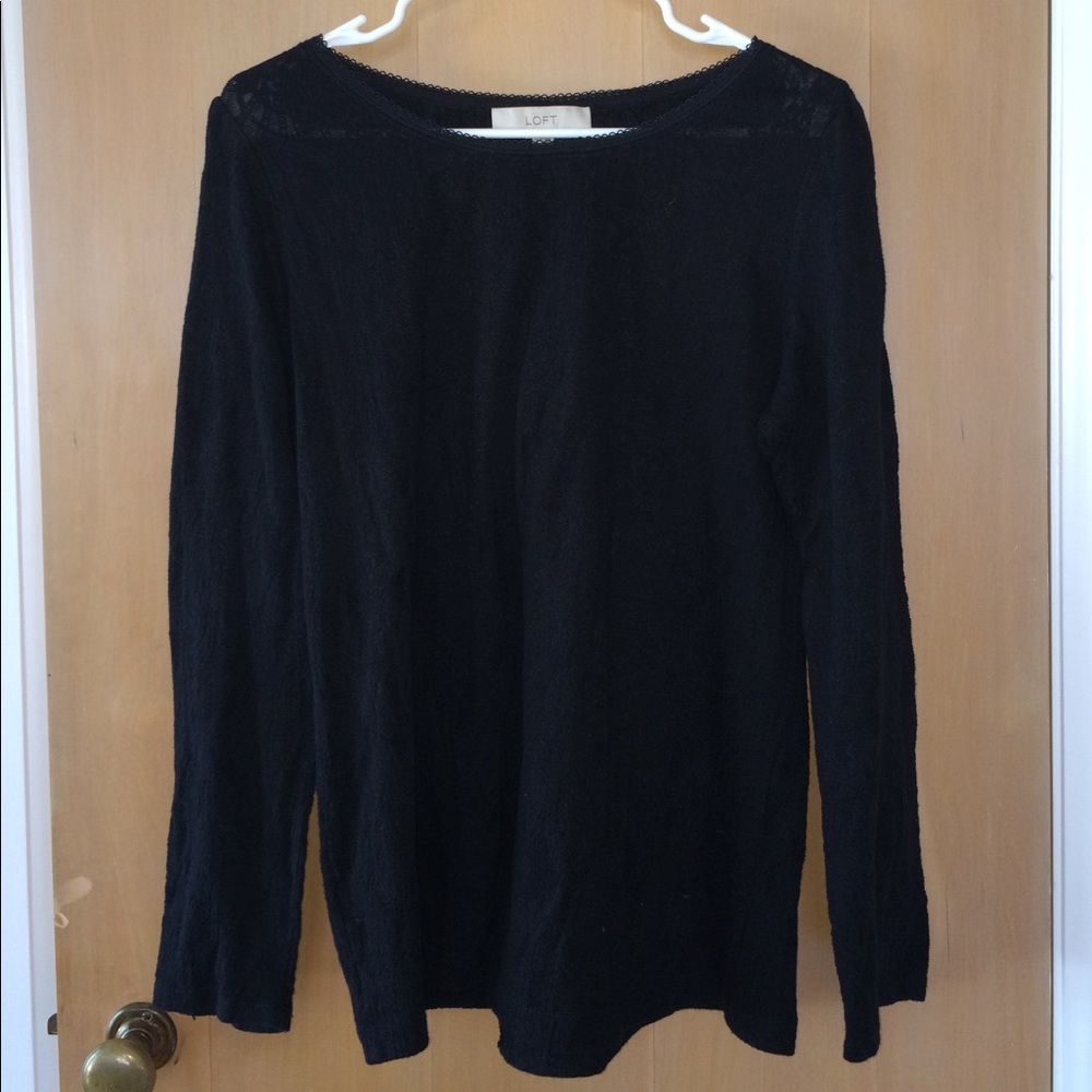 Black lace top