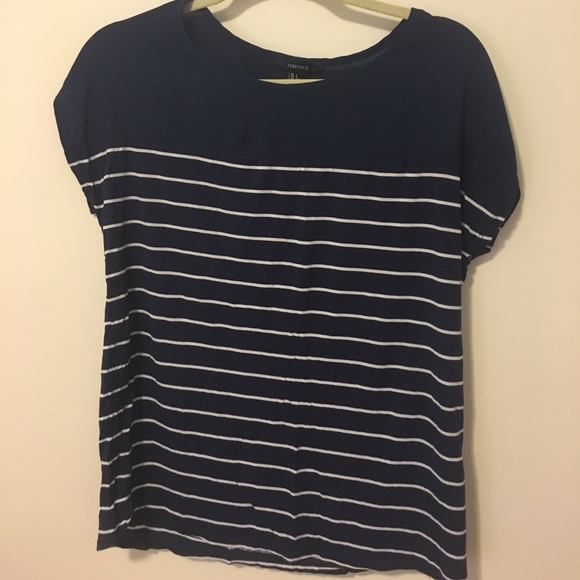 Forever 21 Tops - Donating Soon**Striped forever 21 shirt.. sz Small