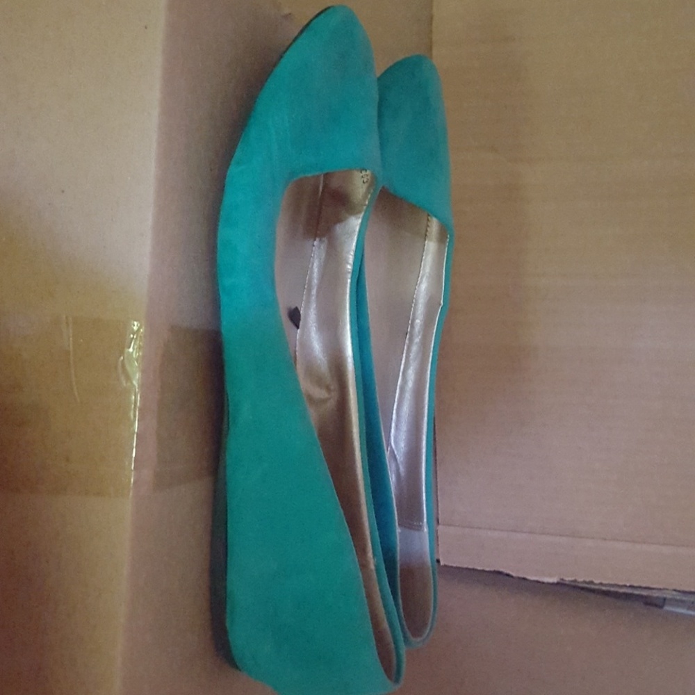 Turquoise flats 8 byCharlotte Rouse