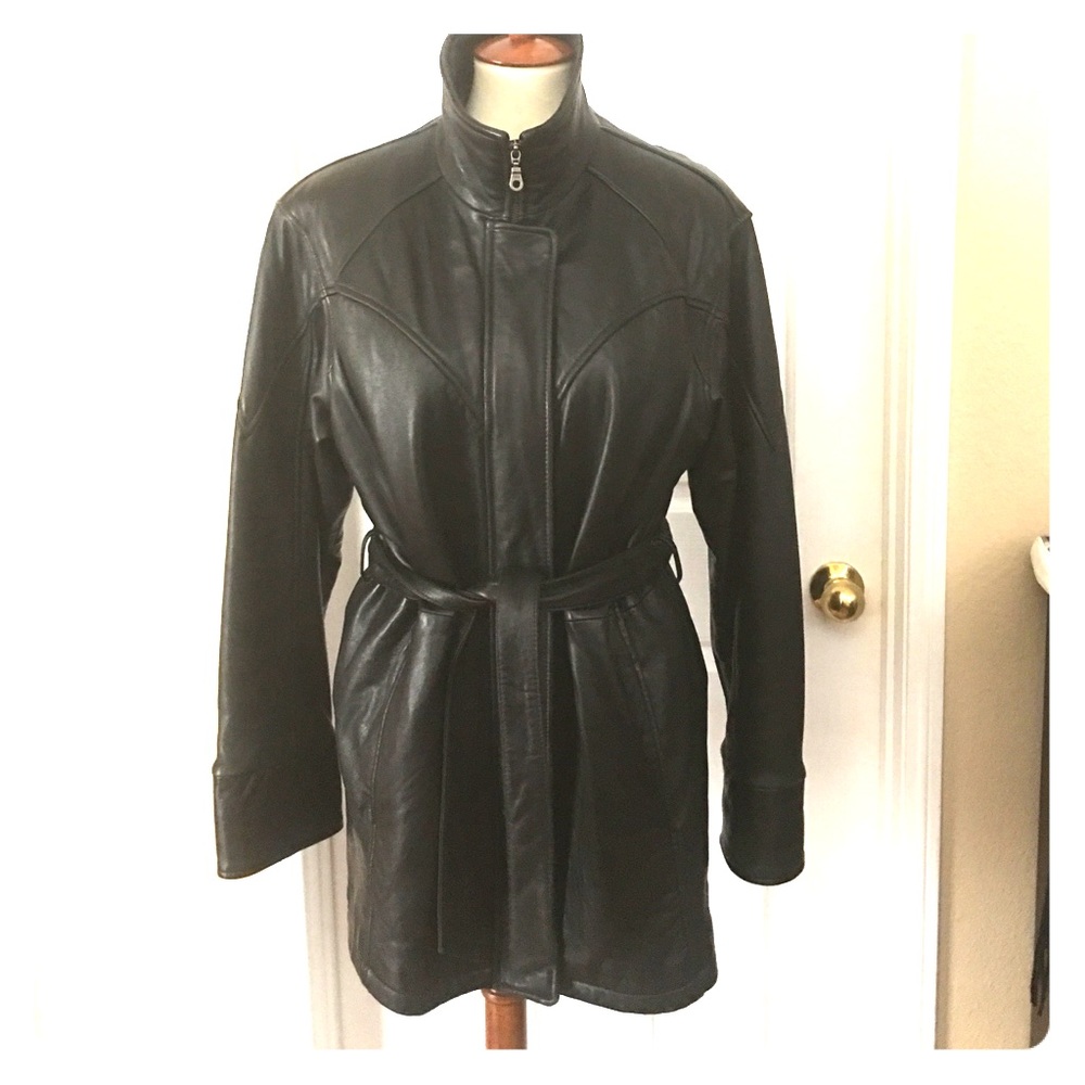 WILSONS PELLE STUDIO LEATHER JACKET