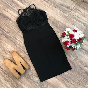 Charlotte Russe Midi Black Dress