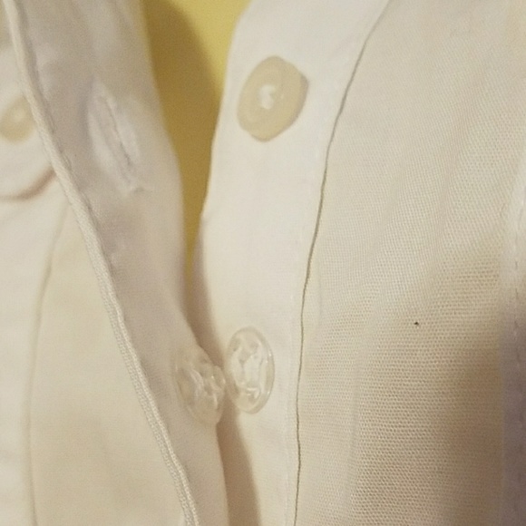 Pretty White Sleeveless Shirt Lee - Picture 2 of 5