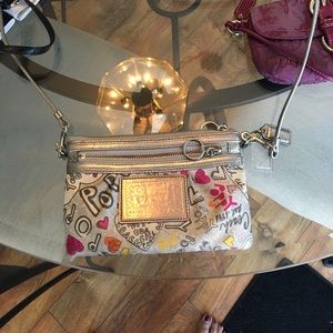Coach cross body poppy purse