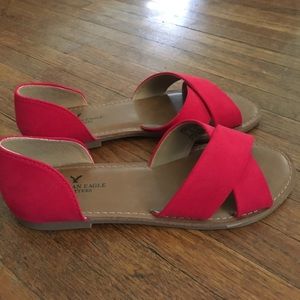 American Eagle Outfitters red flats W9