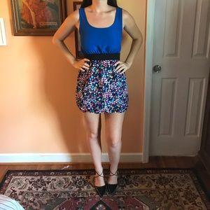 Floral/Blue Forever 21 Sundress