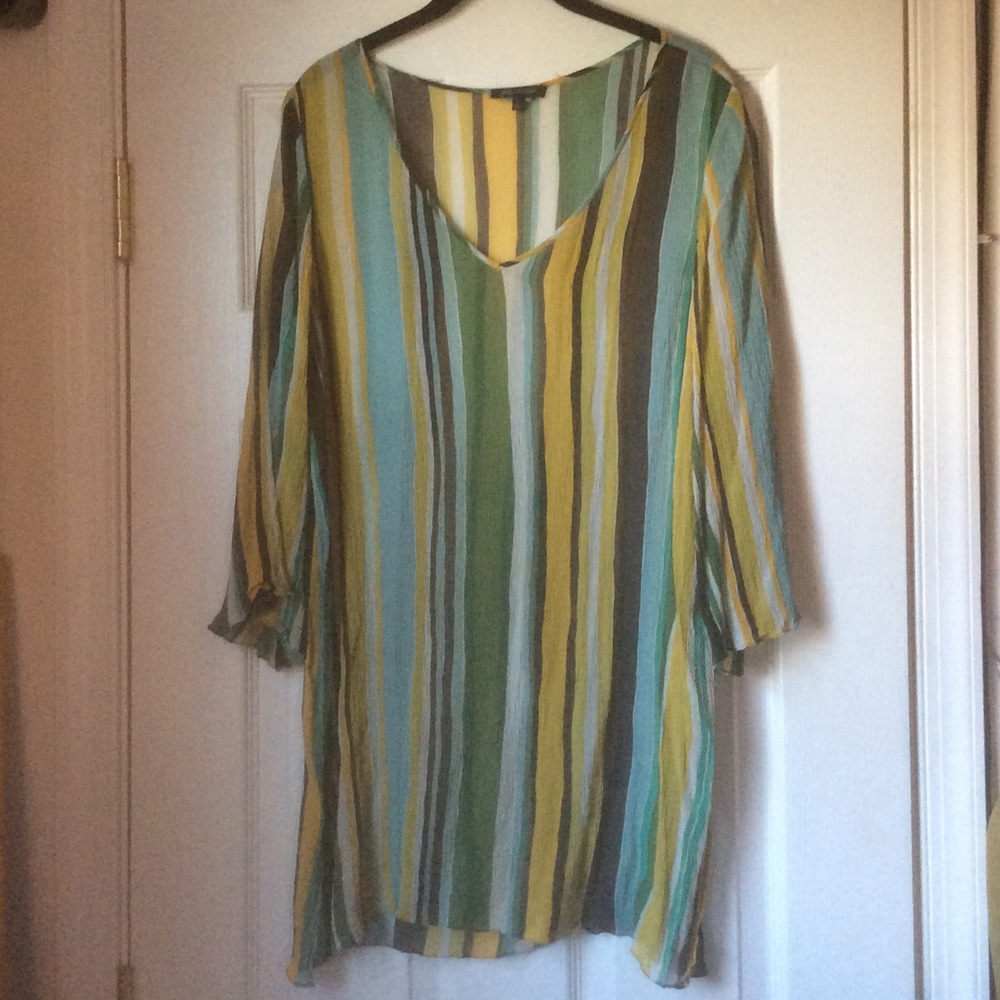 Anne Klein Gauze Tunic