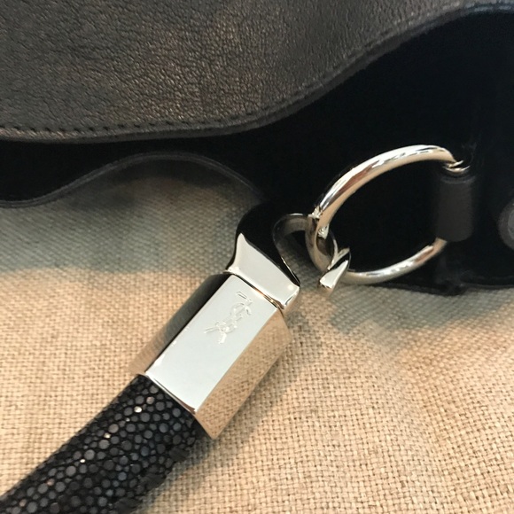 SAINT LAURENT YSL YVES BLACK BAG - Picture 4 of 4