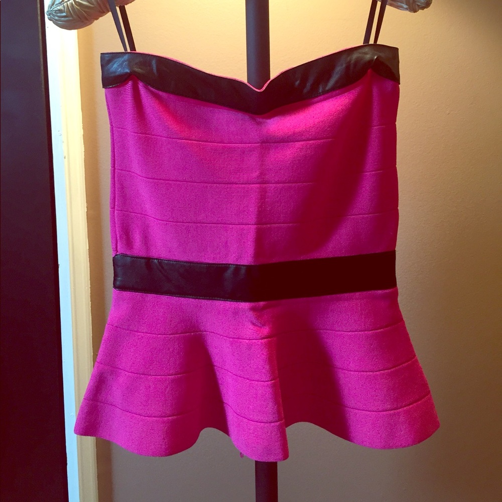 Bebe strapless top