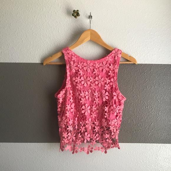 OSCAR@ST. Tops - hp (๑>◡<๑)☆☆ OSCAR@ST. Crocheted Crop Top