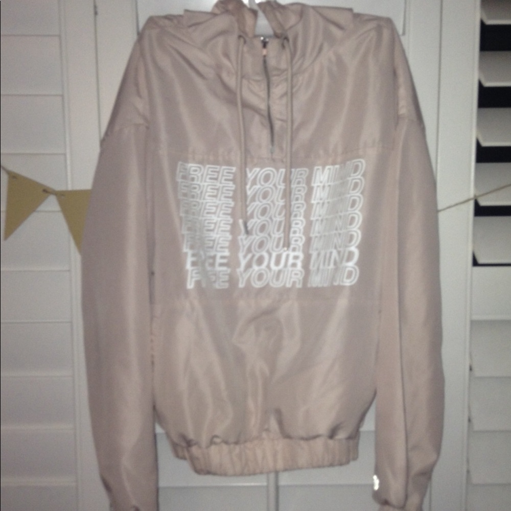 Forever 21 Pastel Pink Windbreaker