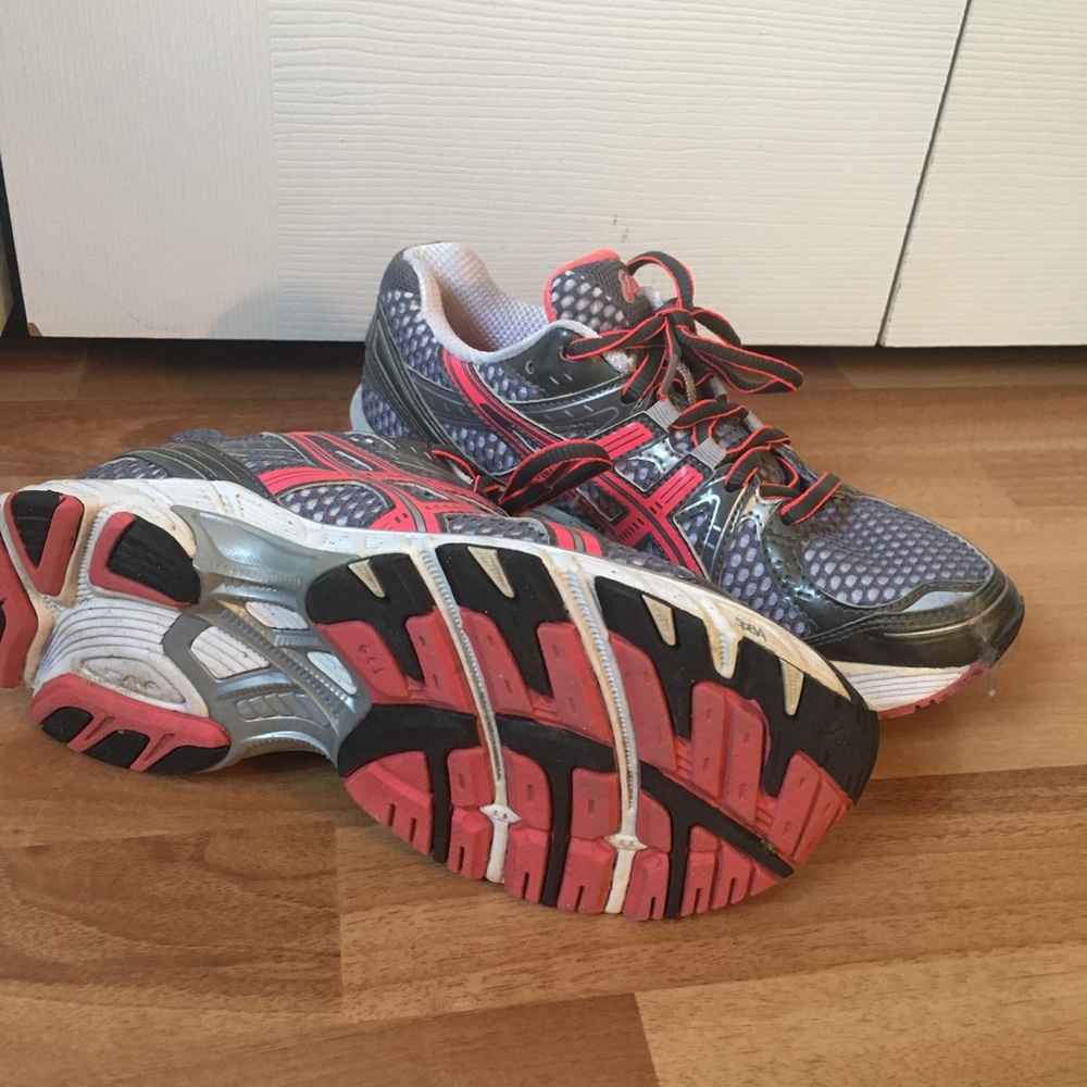 Asics athletic shoes grey/pink - Picture 3 of 4