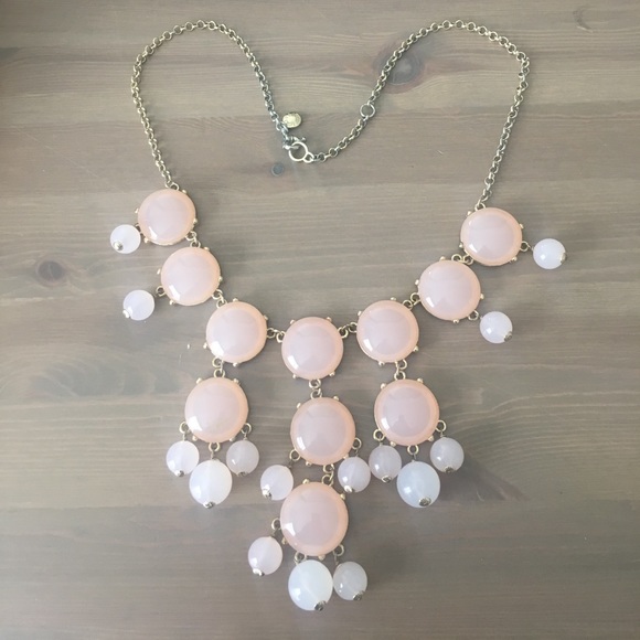 J. Crew Jewelry - J. Crew Bubble Necklace Pink Blush Costume