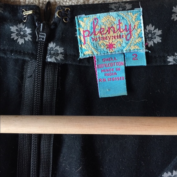 Tracy Reese black floral print sundress - Picture 2 of 5