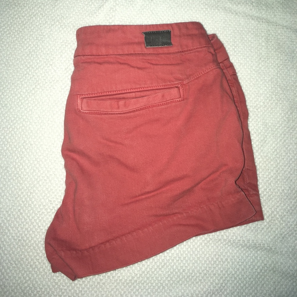 Paige denim chino shorts Nantucket red