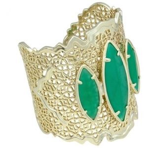 Kendra Scott Chanya Cuff Bracelet Emerald