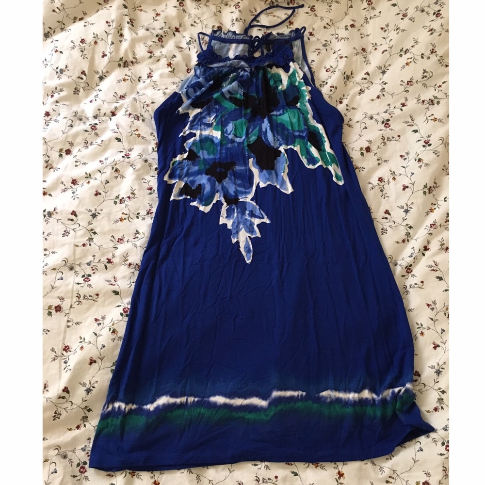 Blue dress