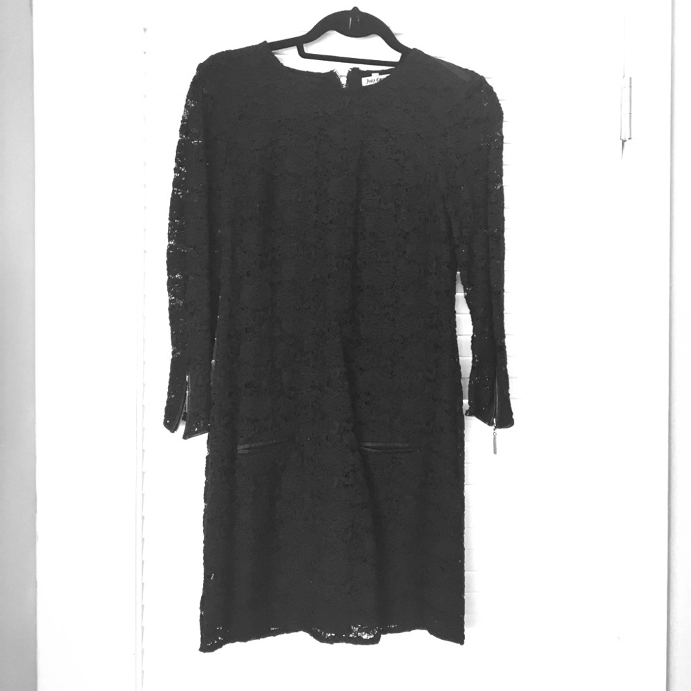 Juicy Couture lace dress with gold detail