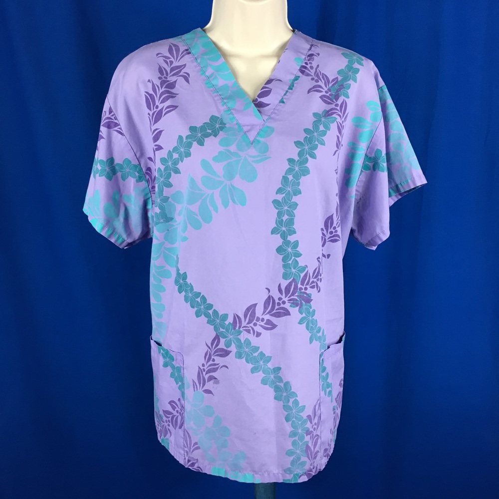 Aloha Scrub Hoku Pikake & Maile Lei Design