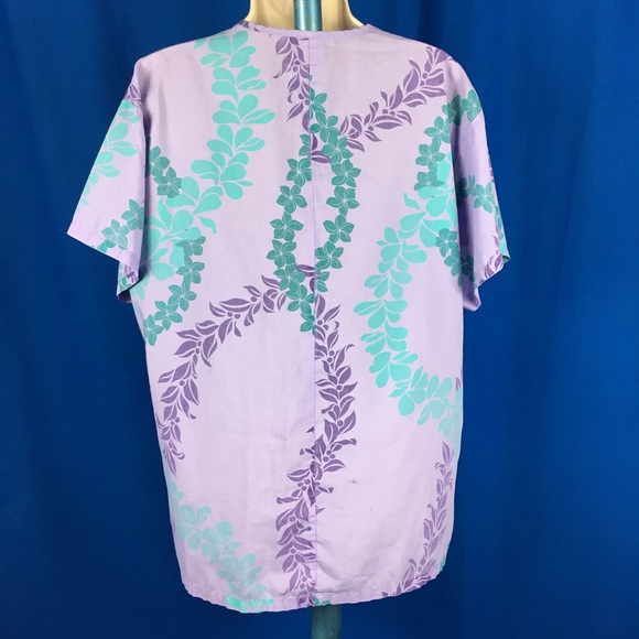 Aloha Scrub Hoku Pikake & Maile Lei Design - Picture 2 of 5