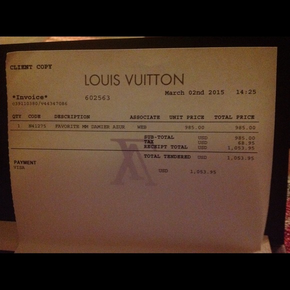 🚫SOLD Louis Vuitton Azur Favorite MM - Picture 6 of 8