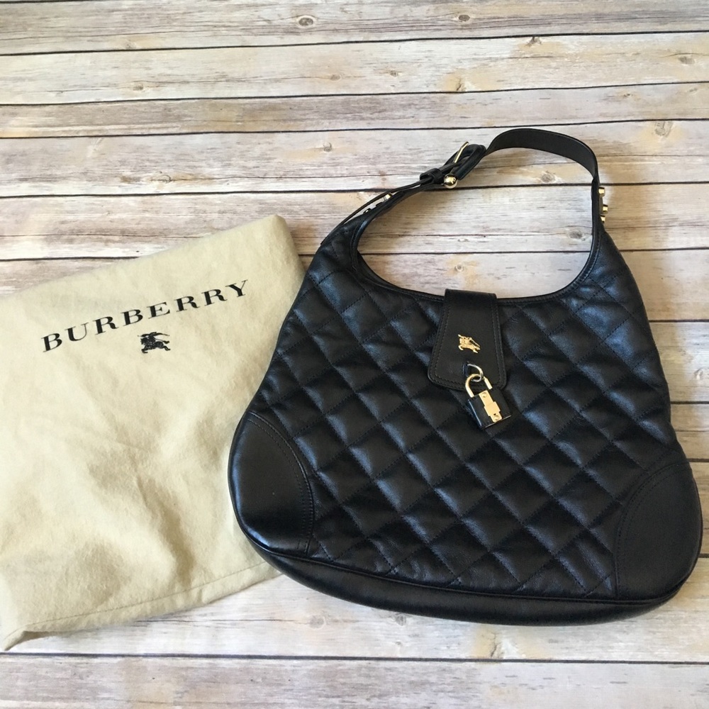 Burberry Quilted Leather Hobo 💼