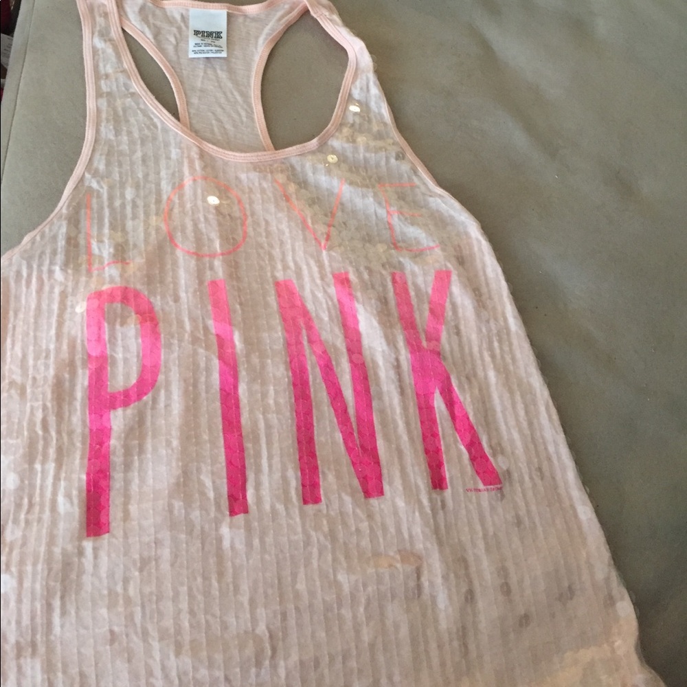 Love Pink tank XS