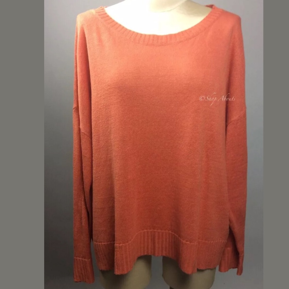 Eileen Fisher Organic Linen Long Sleeve Sweater