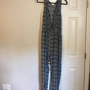 Blue and white onsie