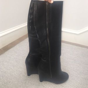 Rose gold boots size 38.5