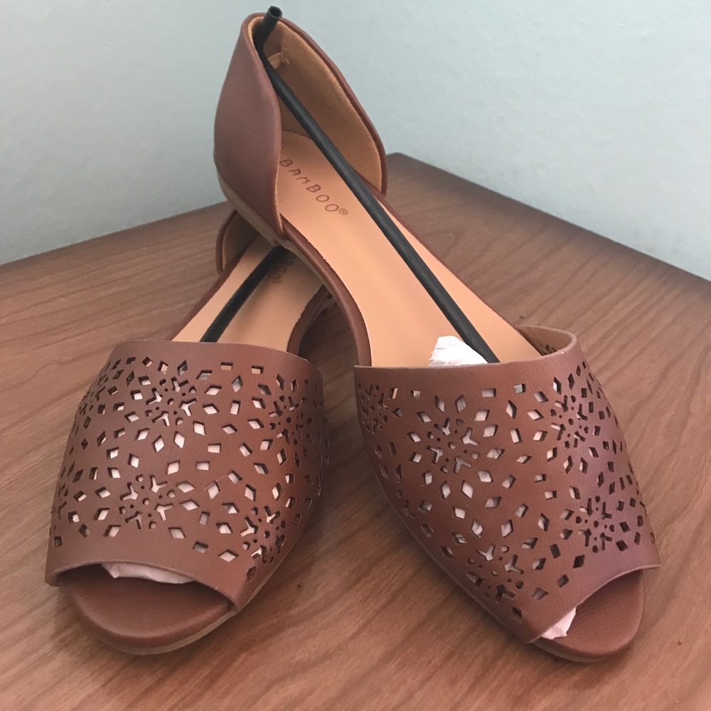 Bamboo flats! New! Never worn!