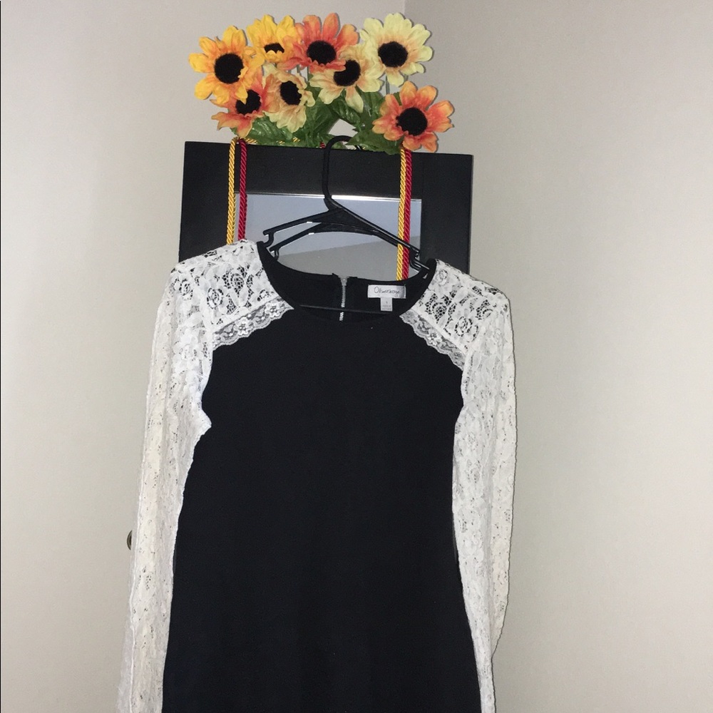 Black midi dress
