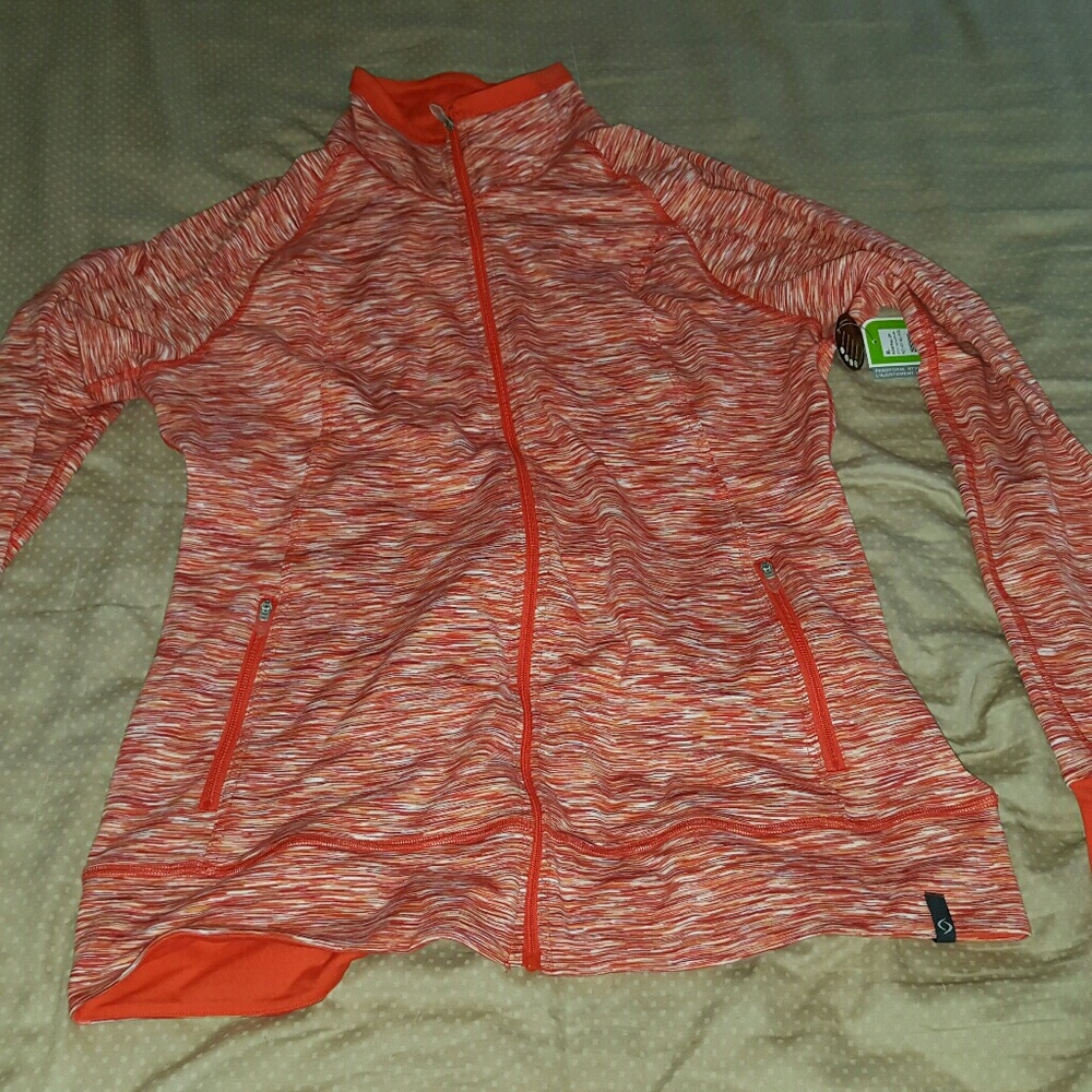 Moving Comfort orange zip up hoodie