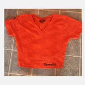 • Jagermeister Cropped Tee Shirt •