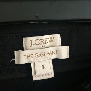 J. Crew stretchy "Gigi" jean-style pants
